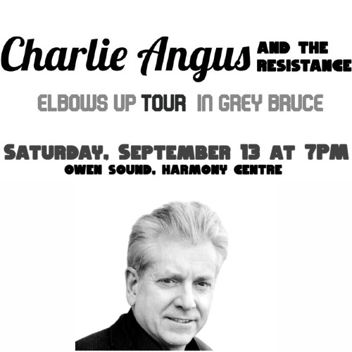 Event image Elbows Up/Resistance Tour | Charlie Angus